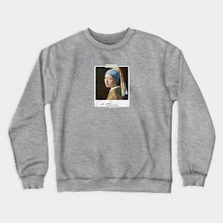 Cute Girl "Vermeer" Crewneck Sweatshirt